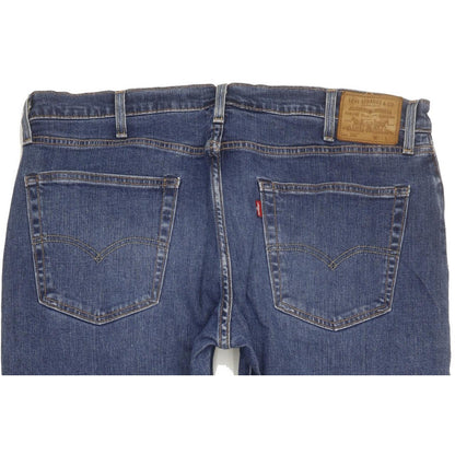 Levi's 502 Men Blue Tapered Regular Stretch Jeans W38 L32