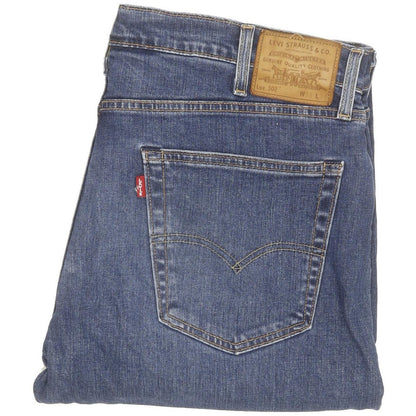 Levi's 502 Men Blue Tapered Regular Stretch Jeans W38 L32