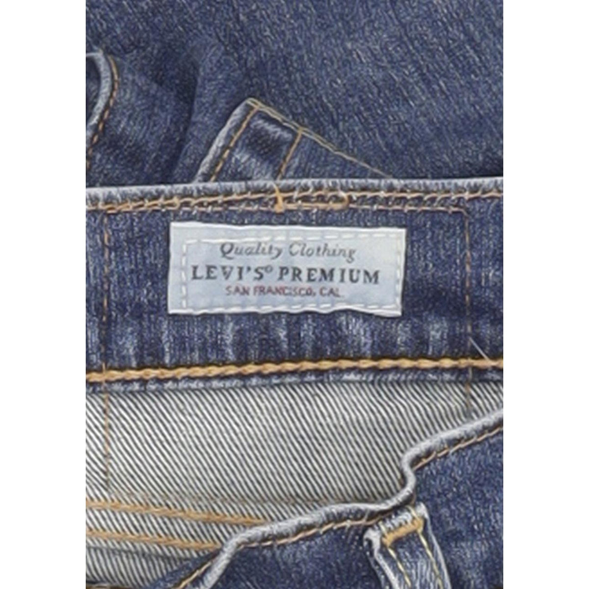 Levi's 502 Men Blue Tapered Regular Stretch Jeans W38 L32