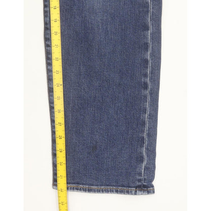 Levi's 502 Men Blue Tapered Regular Stretch Jeans W38 L32