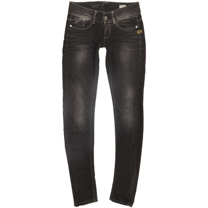 G-Star Lynn Women Black Skinny Slim Stretch Jeans W27 L34