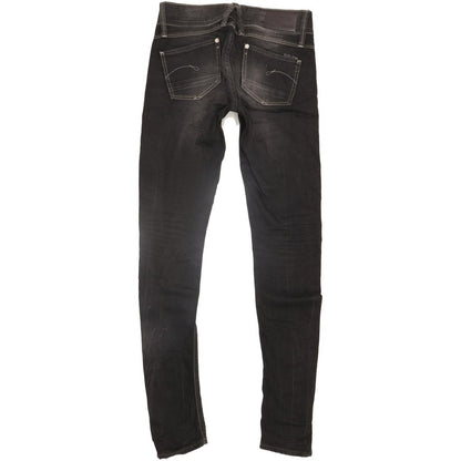 G-Star Lynn Women Black Skinny Slim Stretch Jeans W27 L34