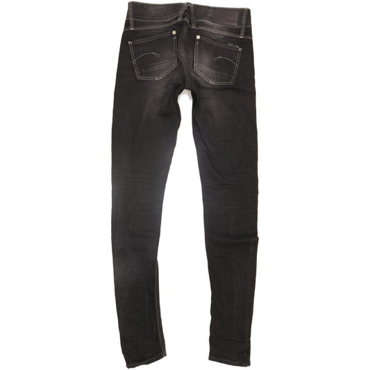 G-Star Lynn Women Black Skinny Slim Stretch Jeans W27 L34