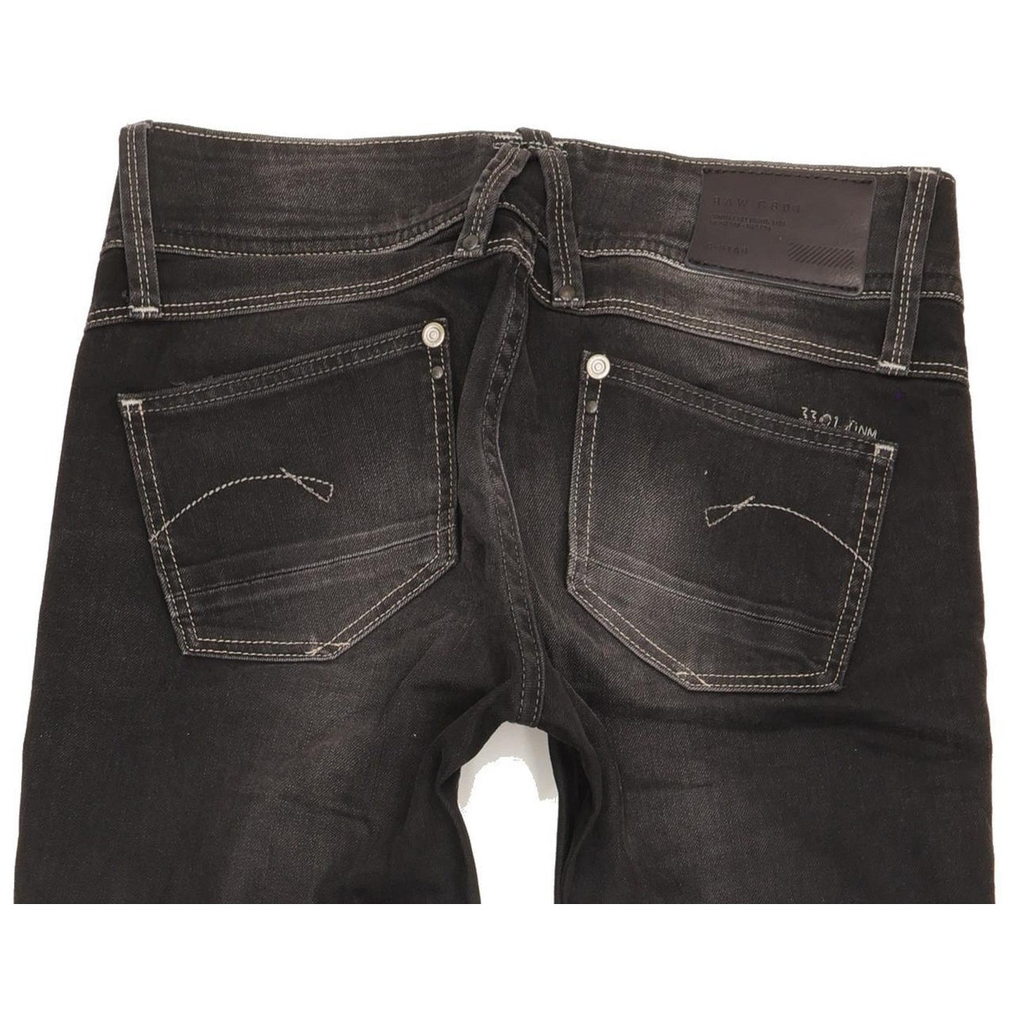 G-Star Lynn Women Black Skinny Slim Stretch Jeans W27 L34