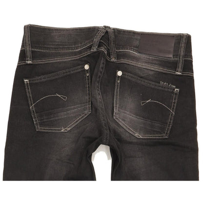 G-Star Lynn Women Black Skinny Slim Stretch Jeans W27 L34
