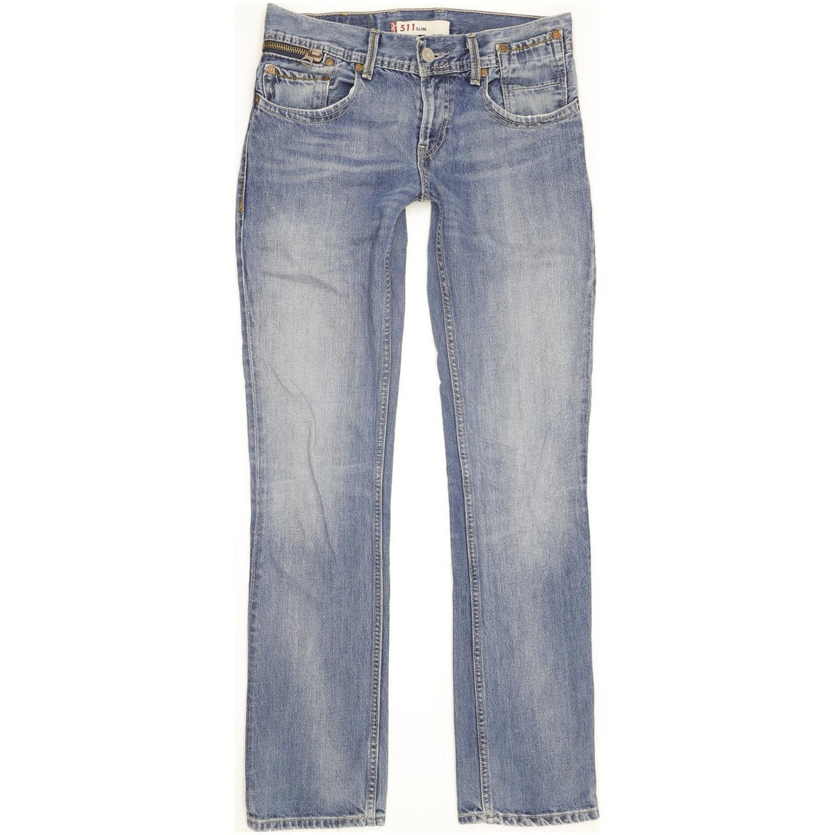 Levi's 511 Men Blue Straight Slim Jeans W31 L34