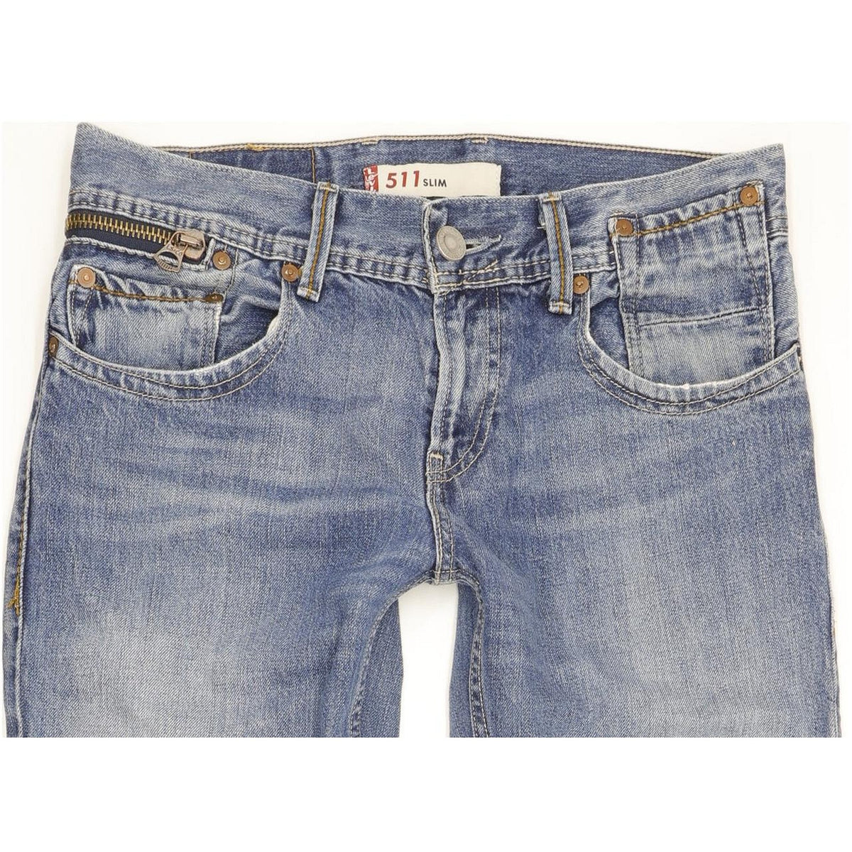 Levi's 511 Men Blue Straight Slim Jeans W31 L34