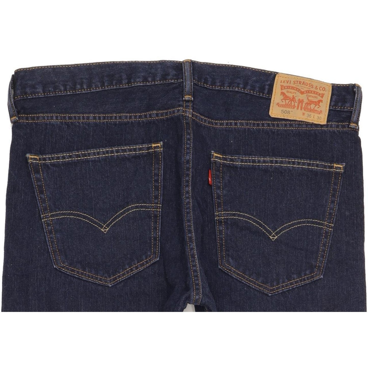Levi's 508 Men Blue Straight Slim Jeans W37 L30