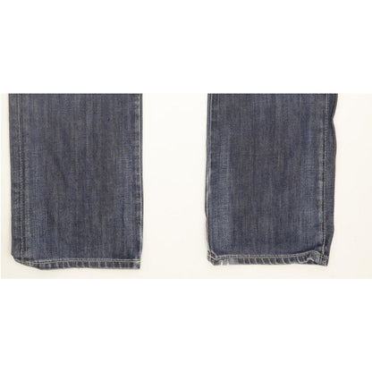 G-Star Blade Men Blue Straight Slim Jeans W32 L32