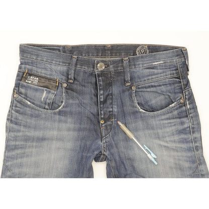 G-Star Blade Men Blue Straight Slim Jeans W32 L32