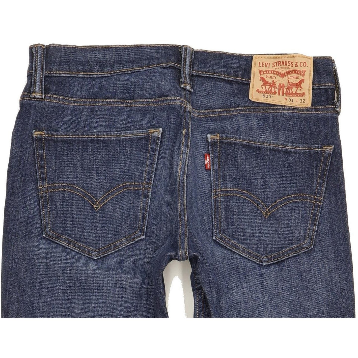 Levi's 511 Men Blue Straight Slim Stretch Jeans W31 L31