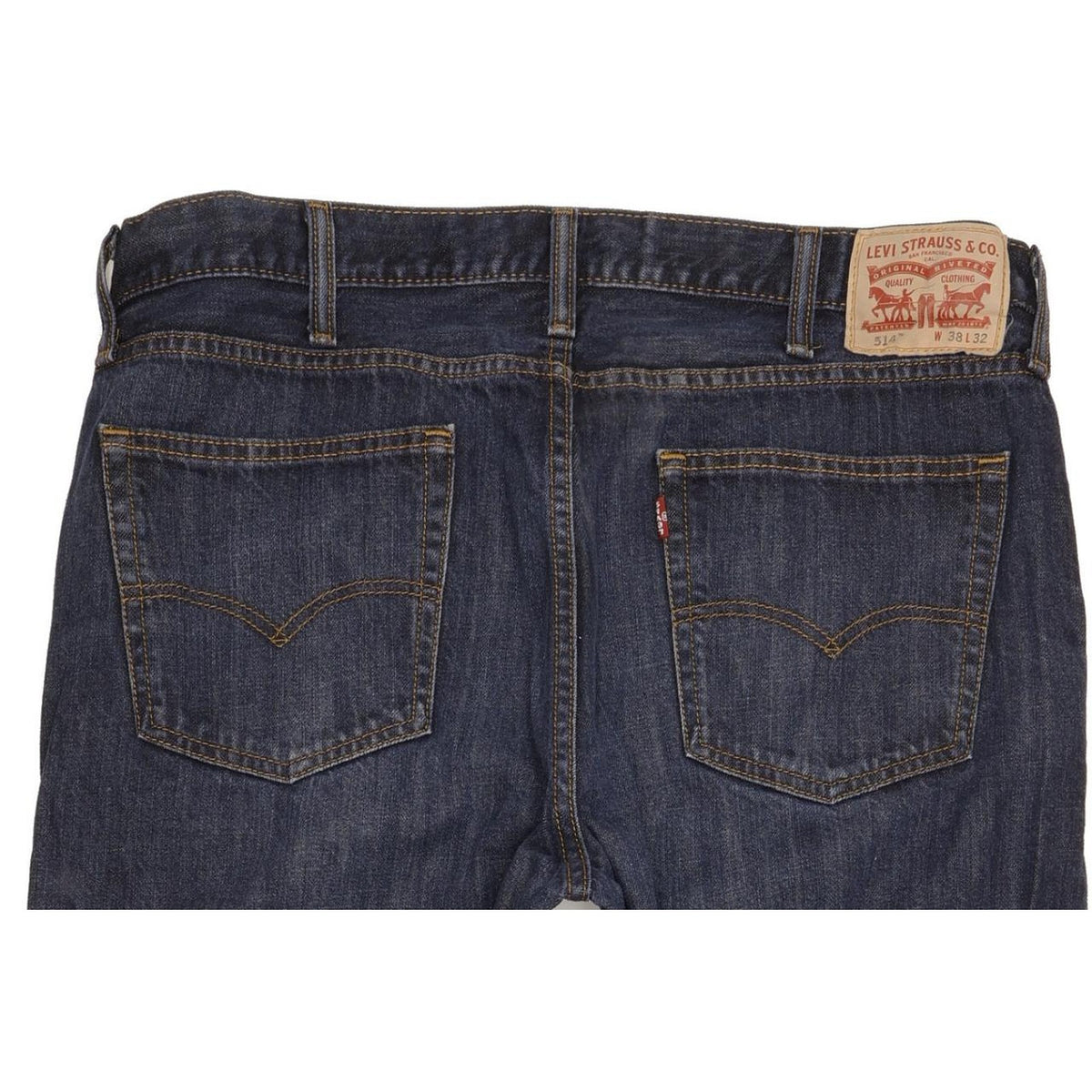 Levi's 514 Men Blue Straight Slim Jeans W38 L32