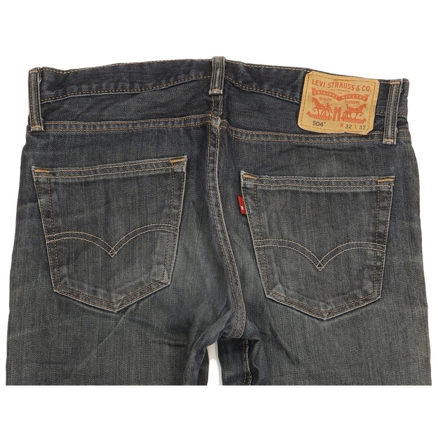 Levi's 504 Men Blue Straight Regular Jeans W32 L31