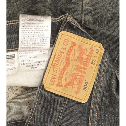 Levi's 504 Men Blue Straight Regular Jeans W32 L31