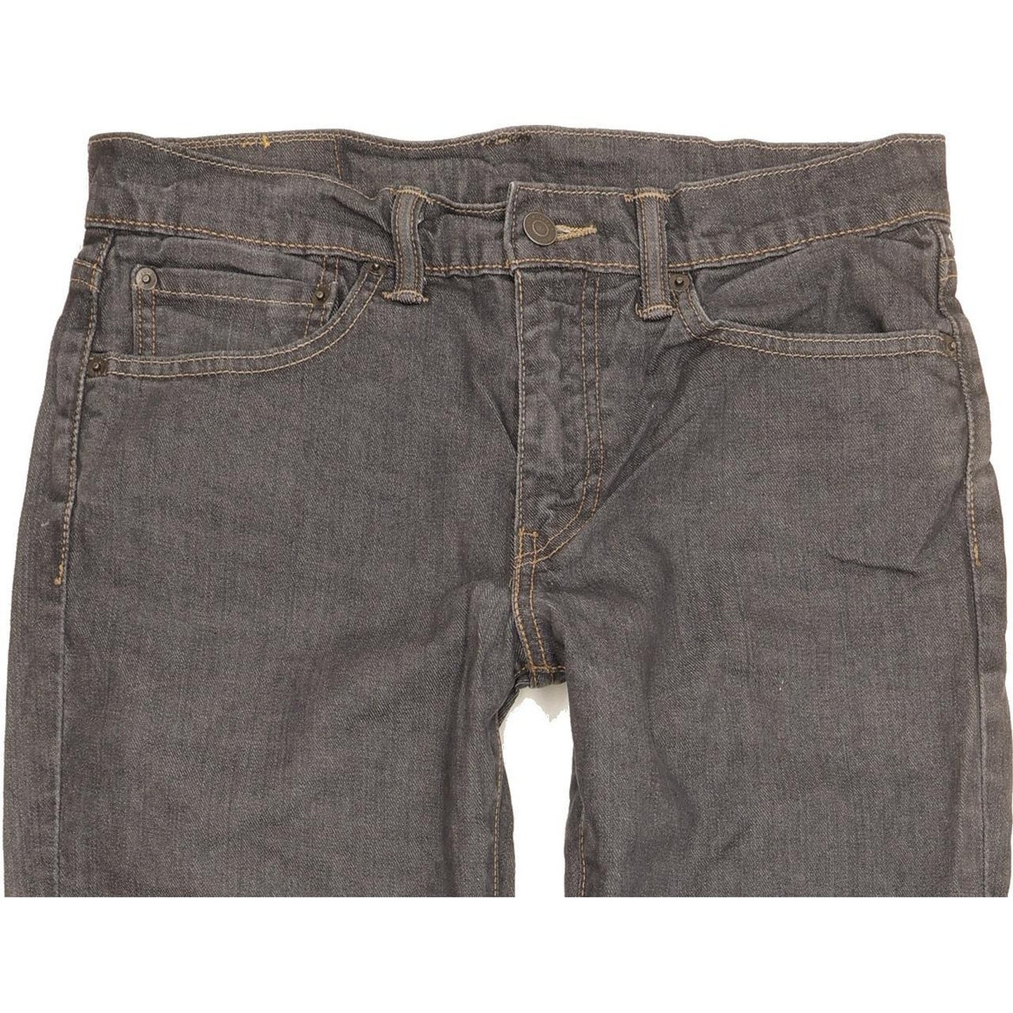 Levi's 511 Men Grey Straight Slim Stretch Jeans W31 L32