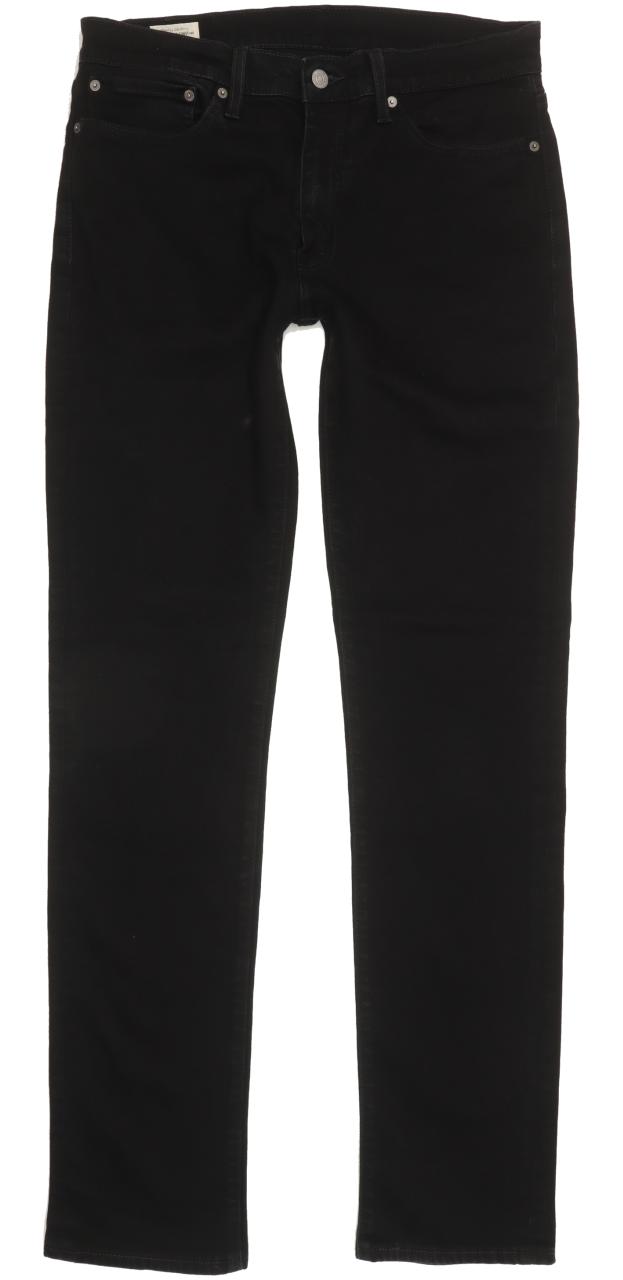 Levi's 511 Men Black Straight Slim Stretch Jeans W34 L35 (96407) | eBay